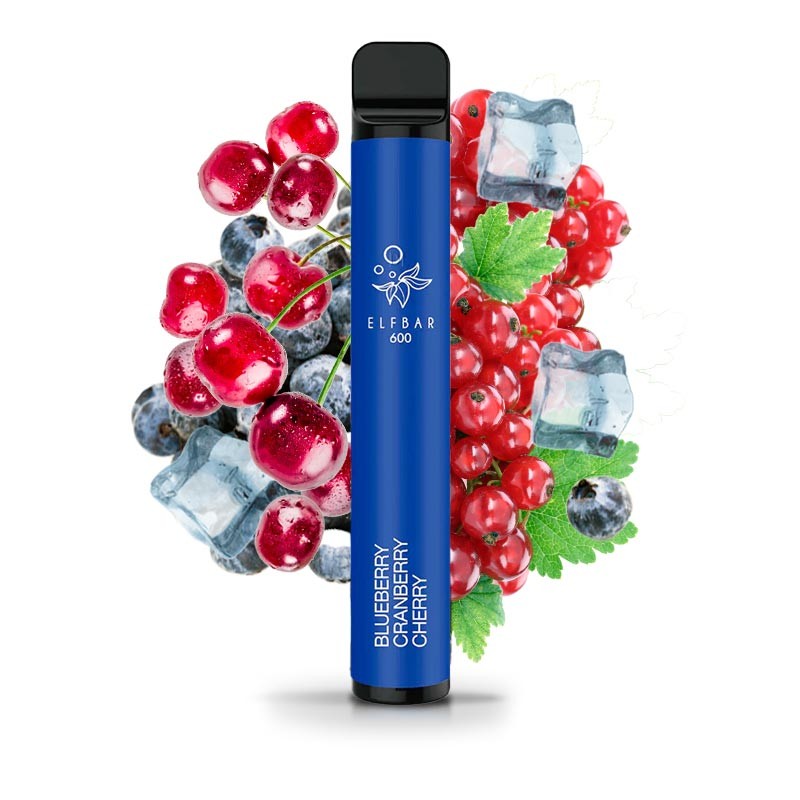 Elf Bar 600 - Blueberry Cranberry Cherry 20mg Einweg E-Zigarette