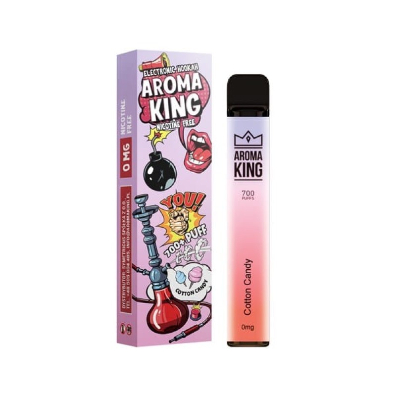 Aroma King 700 Vape Bar E-Shisha Cotton Candy 0mg ohne Nikotin