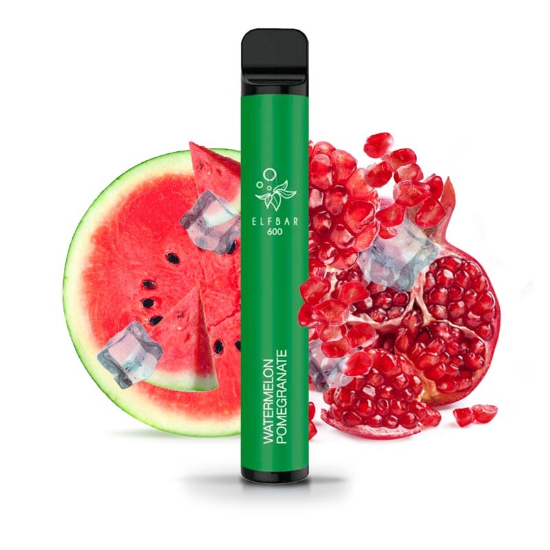Elf Bar 600 - Watermelon Pomegranate 20mg Einweg E-Zigarette
