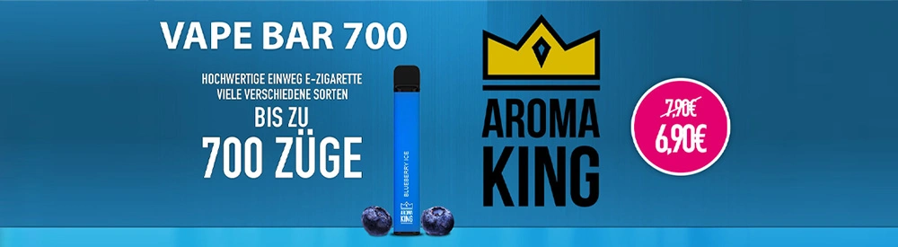 Einweg E-Zigaretten von Aroma King 700 Züge