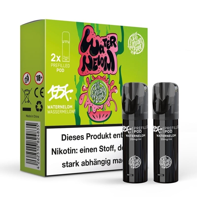 Preview: 187 Mehrweg Vape Prefilled Pod Waternelom