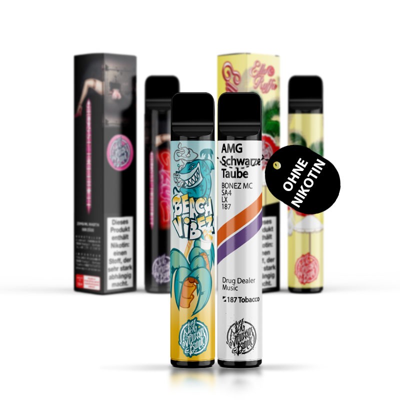 Preview: 187 Vape Einweg E-Zigarette Nikotinfrei 0mg