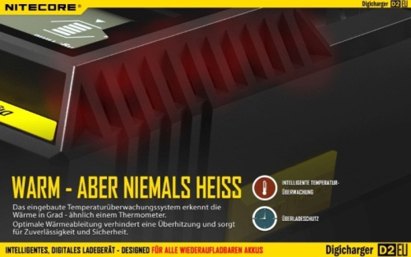 Preview: Nitecore Digichager - Ladestation D2