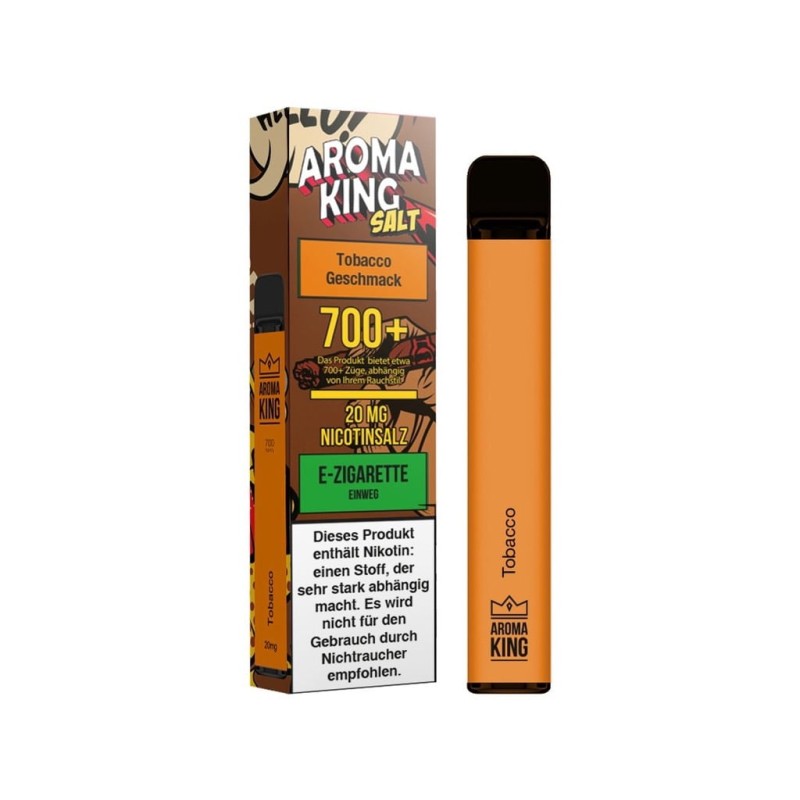 Aroma King Vape Tobacco 20mg 700 Züge Dampflager
