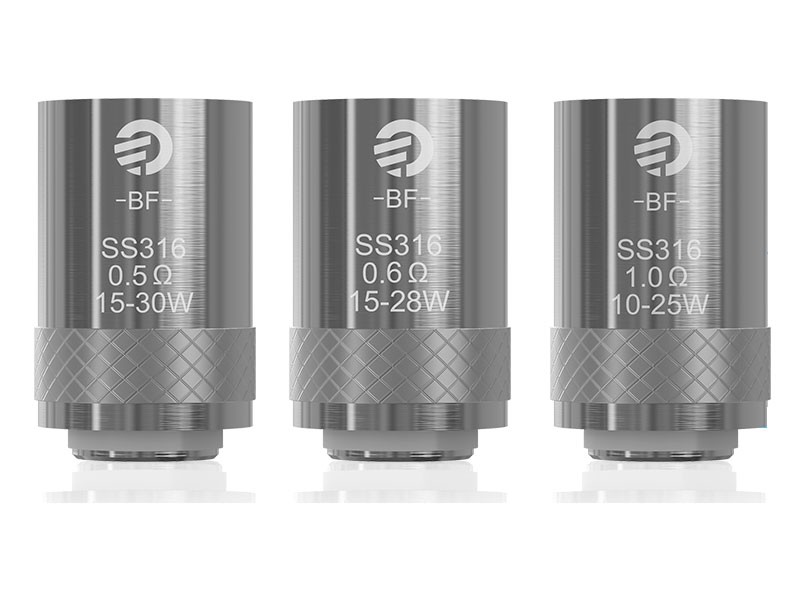 Preview: 5x Joyetech - BF Atomizer Head - SS316 0.5 Ohm / SS316 1.0 Ohm / SS316 0.6 Ohm