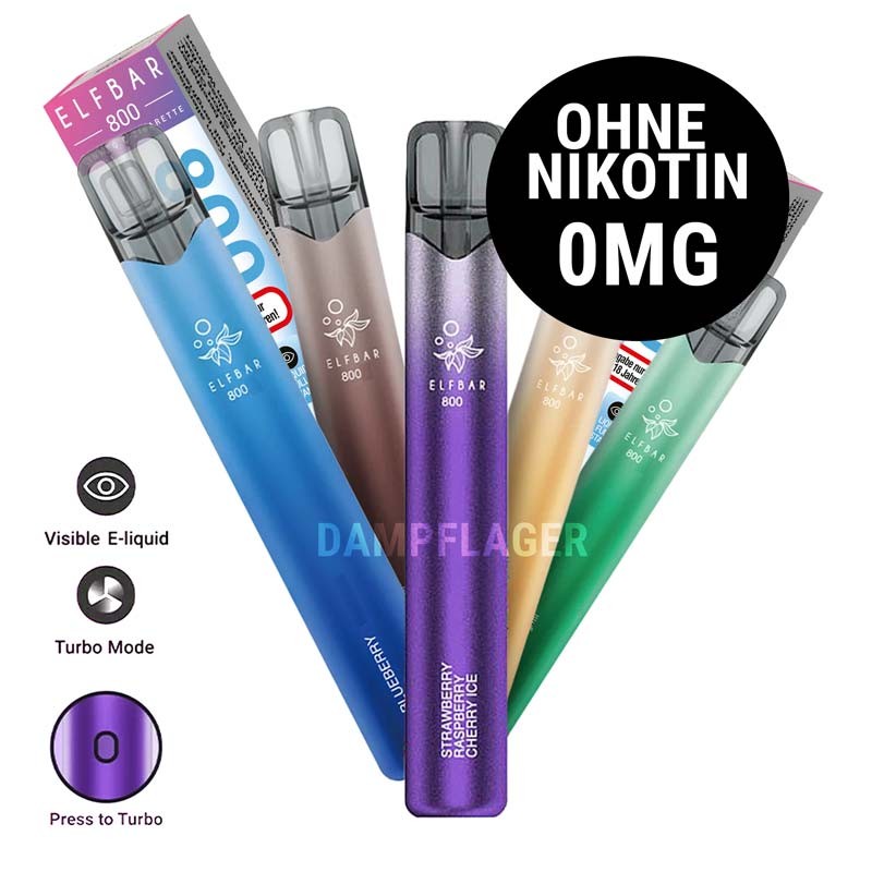 Elfbar 800 Vape - ohne Nikotin