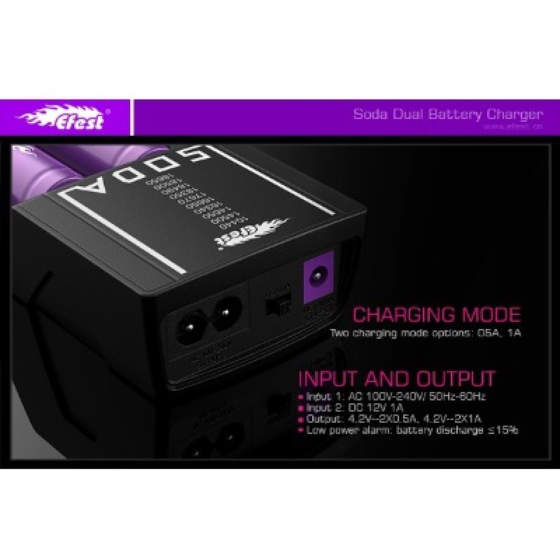 Preview: Efest - Soda Ladegerät