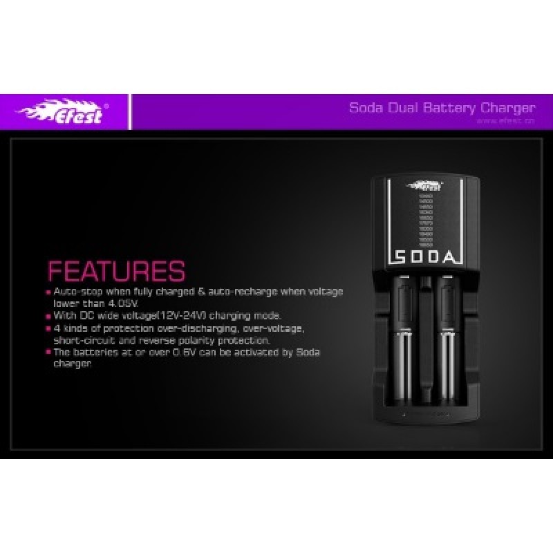 Preview: Efest - Soda Ladegerät