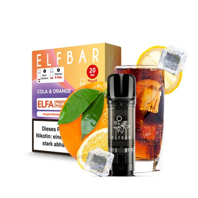Elfa Pods Cola Orange 20mg - neue Sorte 2025 - 2er Packung