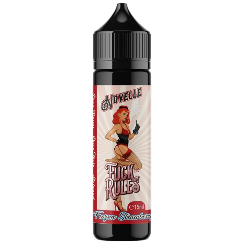 Frozen Strawberry Novelle Serie 15ml Longfill Aroma - Fuck the Rules