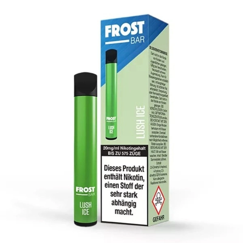 Frost Bar Vape Lush Ice Einweg E-Zigarette 20mg Nikotin 600 Züge