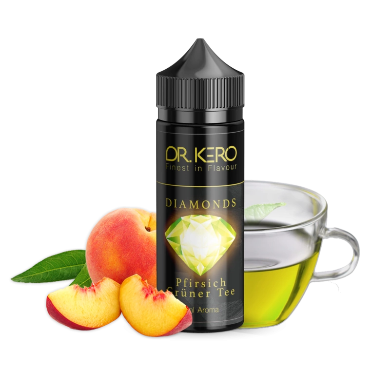 Dr. Kero Diamonds - Pfirsich Grüner Tee 10ml Aroma