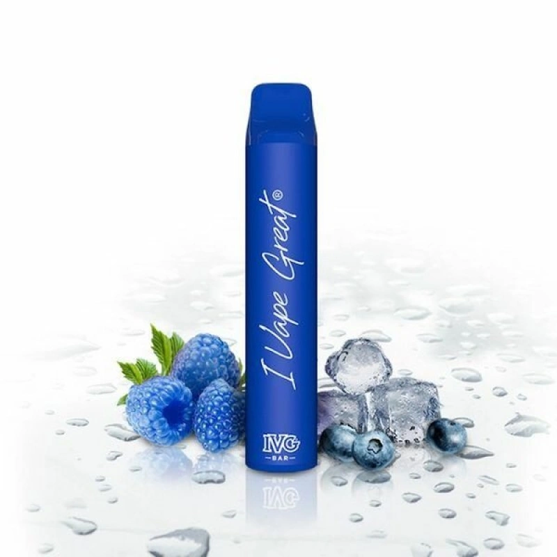 IVG Bar - Blue Raspberry Ice 20mg Einweg E-Zigarette 800 Züge