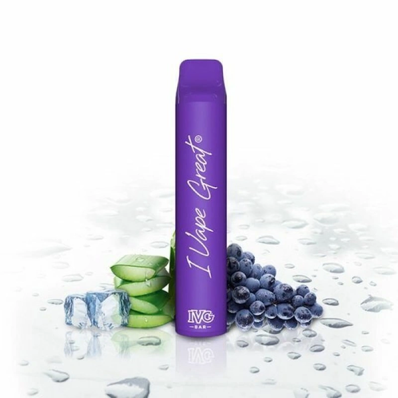 IVG Bar - Aloe Grape ICE 20mg Einweg E-Zigarette