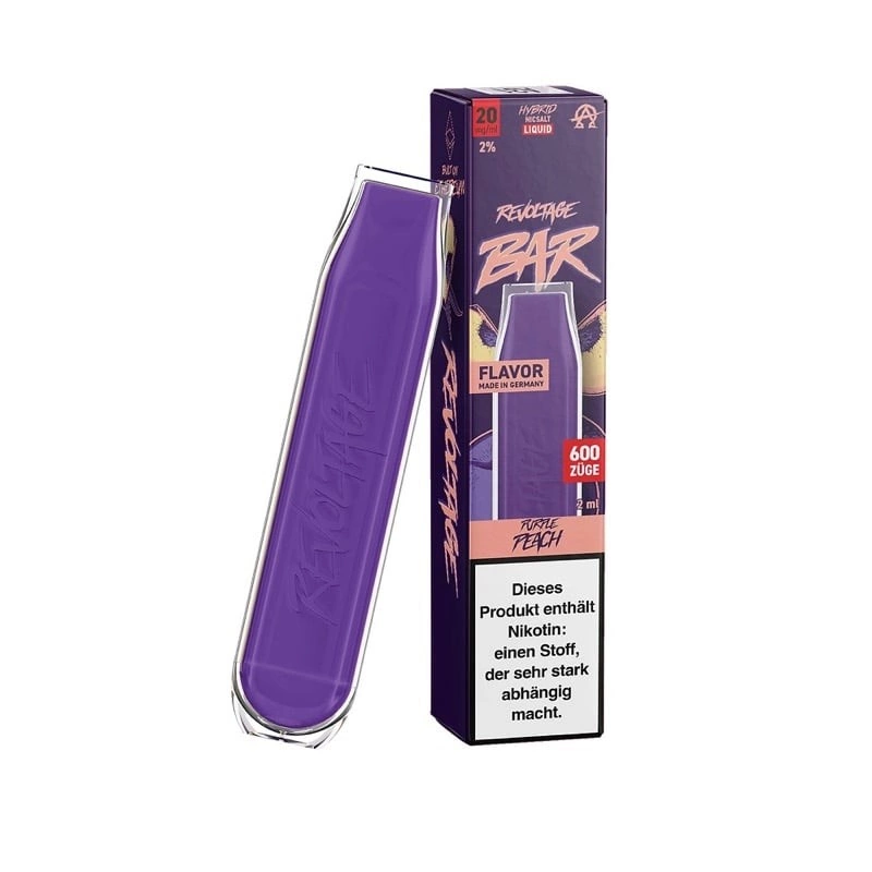 Revoltage Vape Bar Purple Peach Einweg E-Zigarette 10mg / 20mg