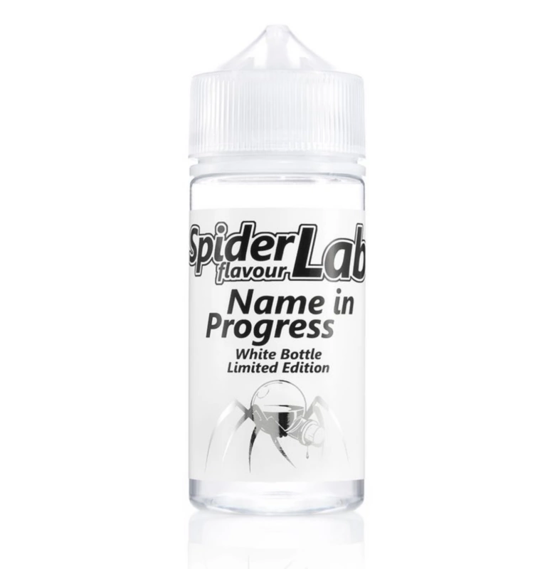 SpiderLab Name in Progress Aroma White Bottle