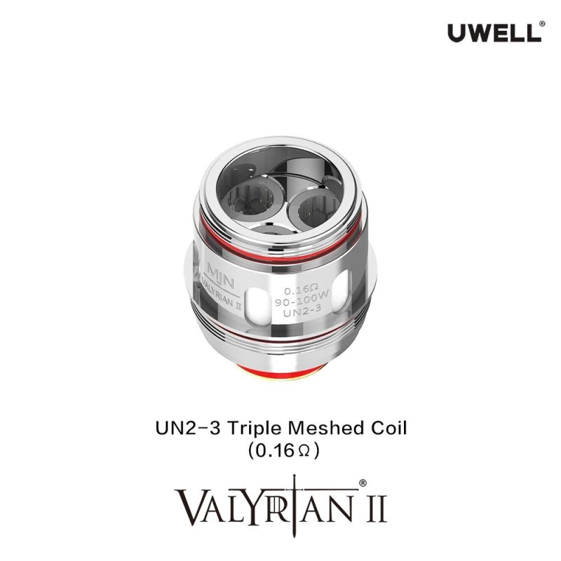 Uwell Valyrian 2 UN2-3 Triple Meshed Coils 0.16Ohm 2er Pack
