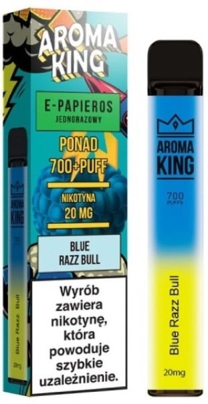 Aroma King Vape Bar E-Zigarette Blue Razz Bull 20mg 700 Züge