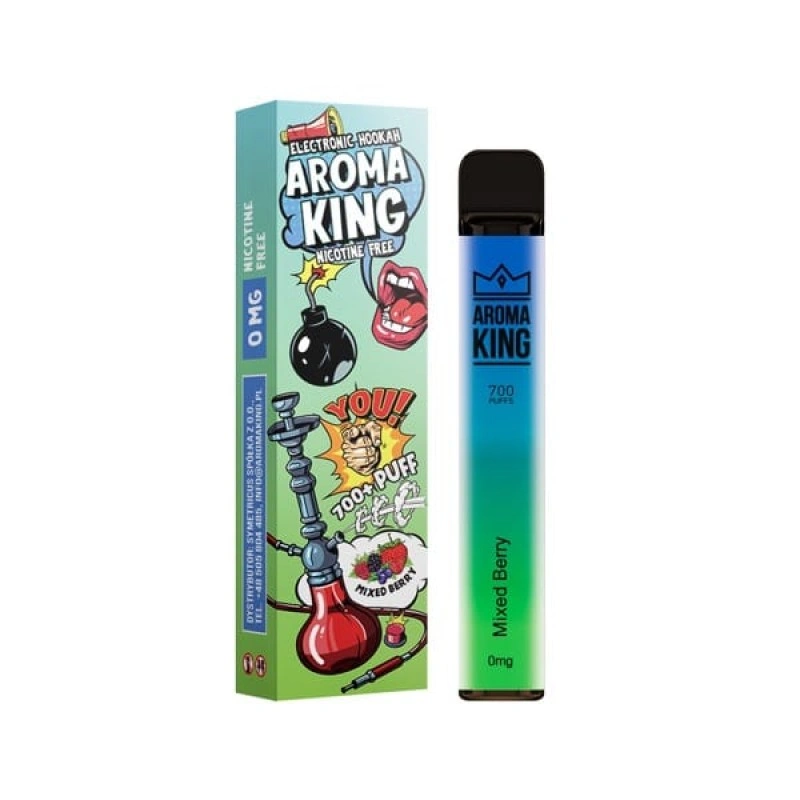 Aroma King 700 Vape Bar E-Shisha Mixed Berry 0mg ohne Nikotin