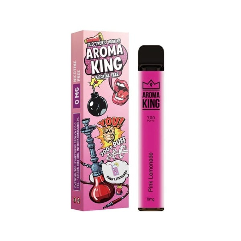 Aroma King 700 Vape Bar EShisha Pink Lemonade ohne Nikotin Dampflager