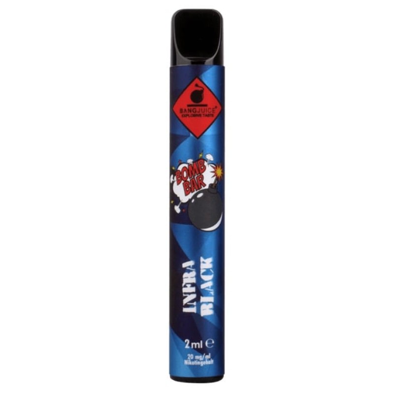 Preview: Bang Juice Bomb Bar Einweg Vape 20mg E-Zigarette InfraBlack