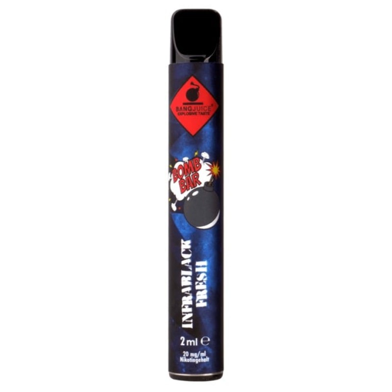 Preview: Bang Juice Bomb Bar Einweg Vape 20mg E-Zigarette InfraBlack Fresh