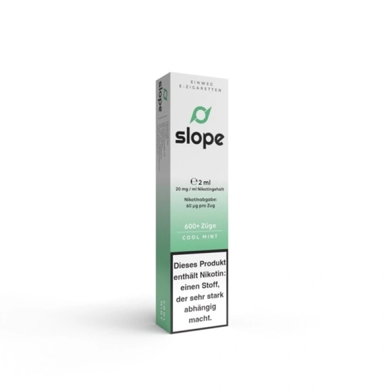 Slope Cool Mint Einweg E-Zigarette 20mg 600+ Züge