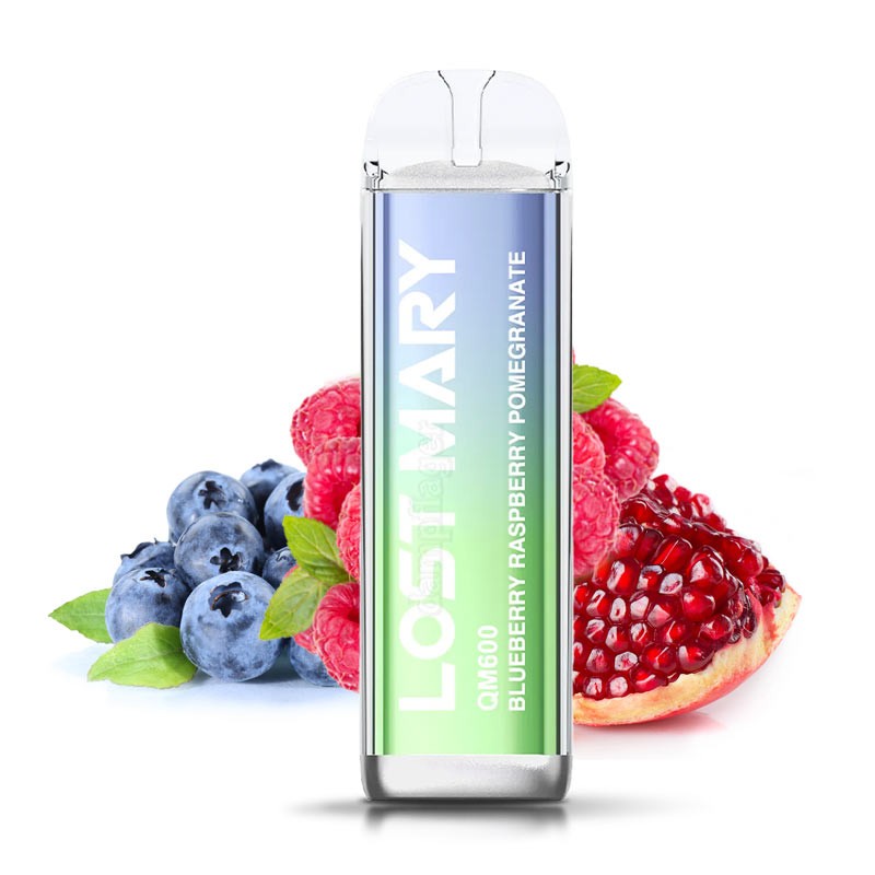Preview: Elf Bar Lost Mary QM600 Vape Einweg E-Zigarette Blueberry Raspberry Pom