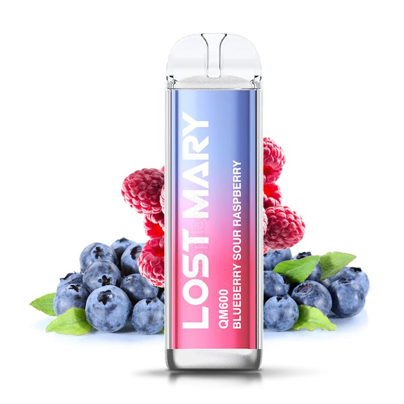 Preview: Elf Bar Lost Mary QM600 Vape Einweg E-Zigarette Blueberry Sour Raspberry