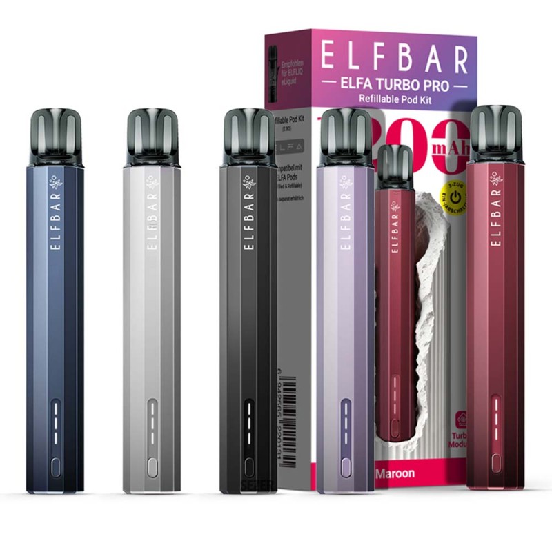 Elfbar Elfa Turbo Pro Kit - Alle Farben