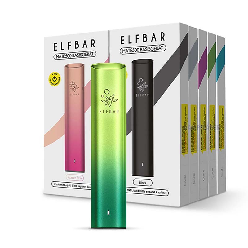 Preview: Elf Bar Mate 500 Akku - Aurora Green