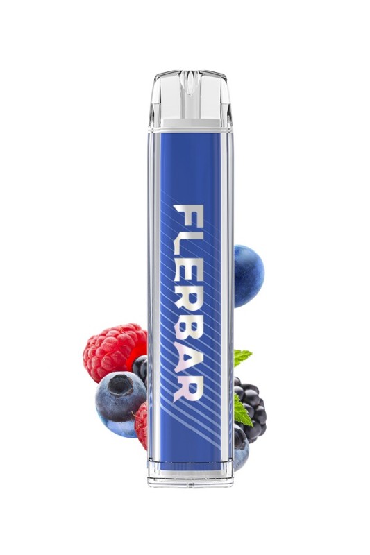 Preview: Flerbar Vape Einweg E-Zigarette Blue Razz