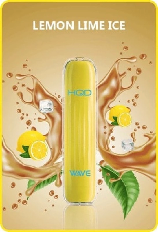 HQD Vape Wave Lemon Lime Ice 600 Einweg E-Zigarette 600 Züge 18mg