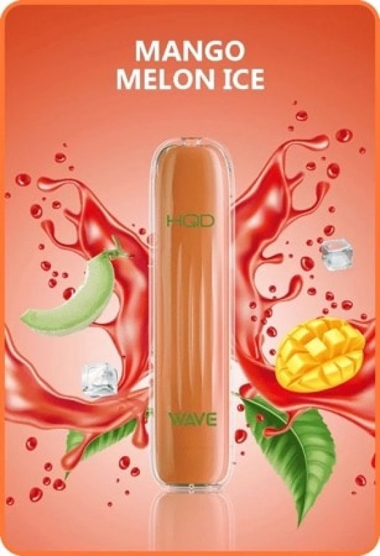 HQD Vape Wave Mango Melon Ice 600 Einweg E-Zigarette 600 Züge 18mg