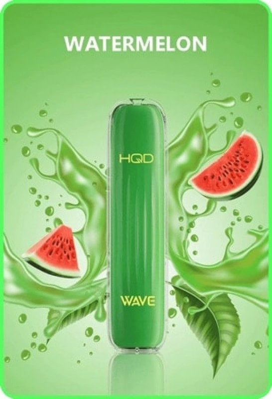 HQD Vape Wave Watermelon 600 Einweg E-Zigarette 600 Züge 18mg