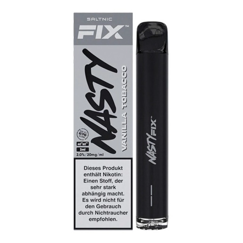 Nasty Fix Einweg E-Zigarette 20mg 675 Züge