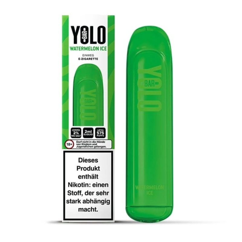 Yolo Vape Bar Einweg E-Zigarette 575 Züge 20mg