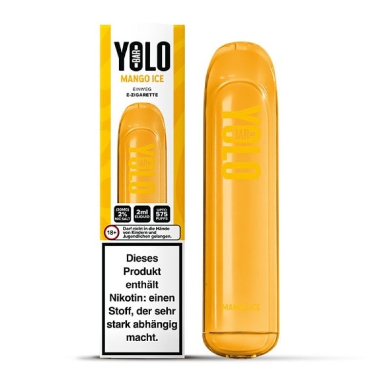 Preview: Yolo Vape Bar Einweg E-Zigarette 575 Züge 20mg