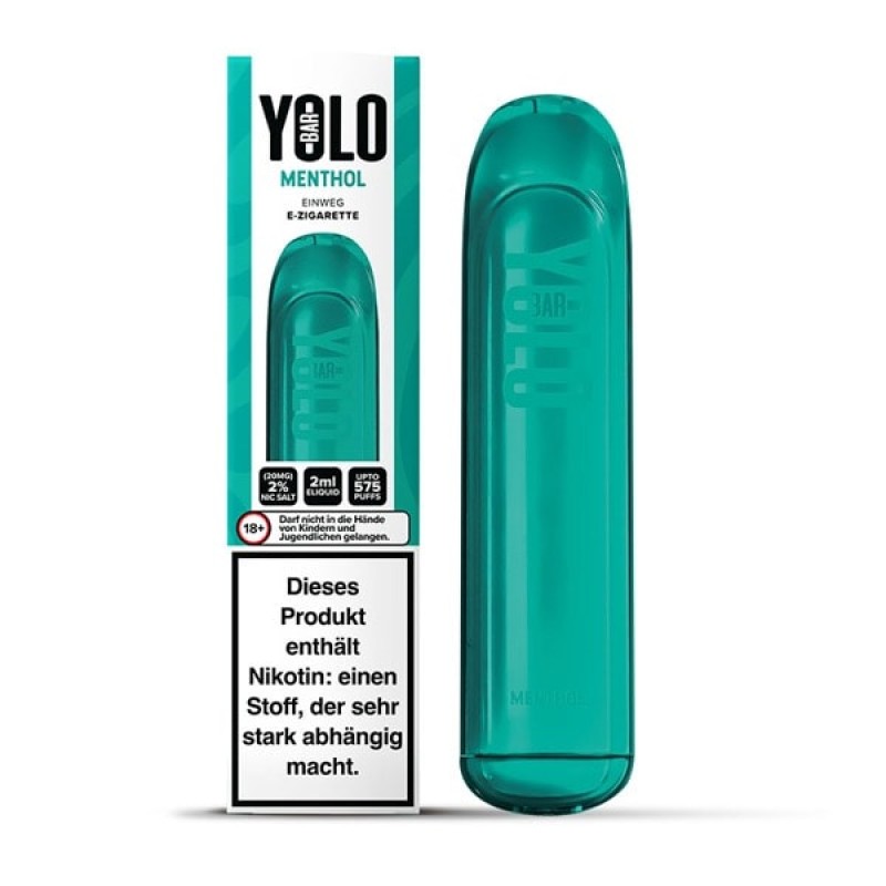 Preview: Yolo Vape Bar Einweg E-Zigarette 575 Züge 20mg