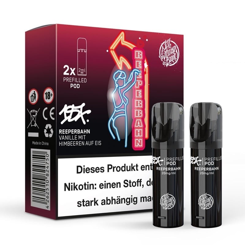 187 Mehrweg Vape Prefilled Pod Reeperbahn