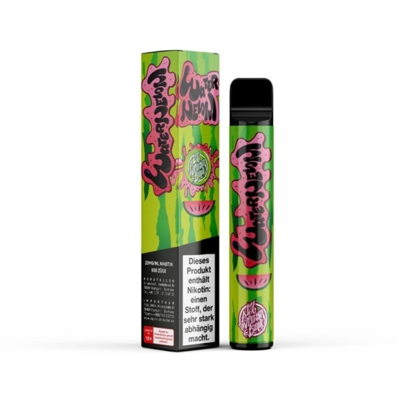 Watermelom 187 Vape Einweg E-Zigarette 20mg 600 Züge