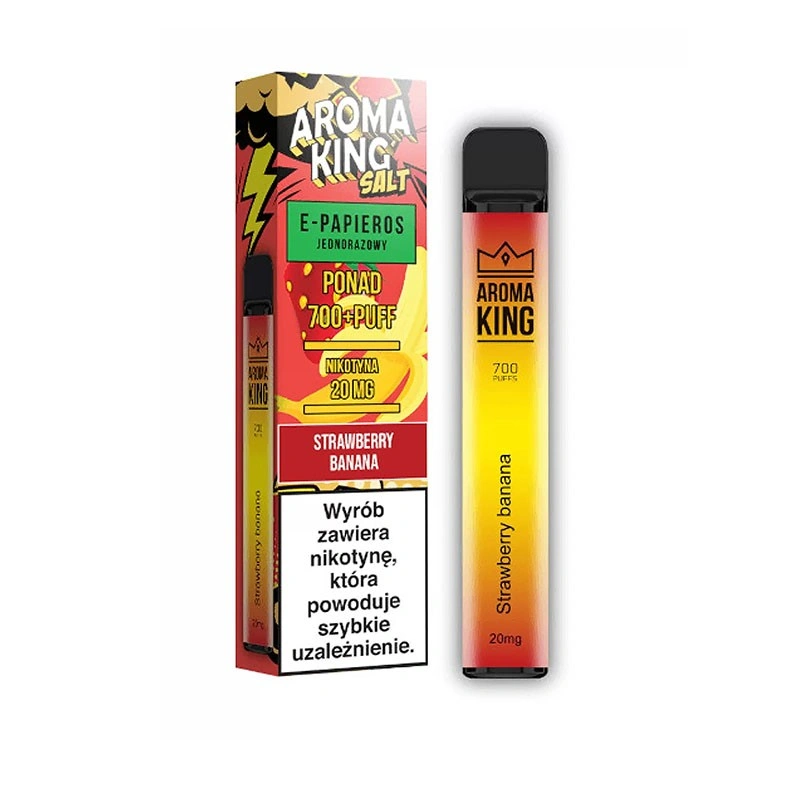 Aroma King Vape Strawberry Banana 20mg 700 Züge