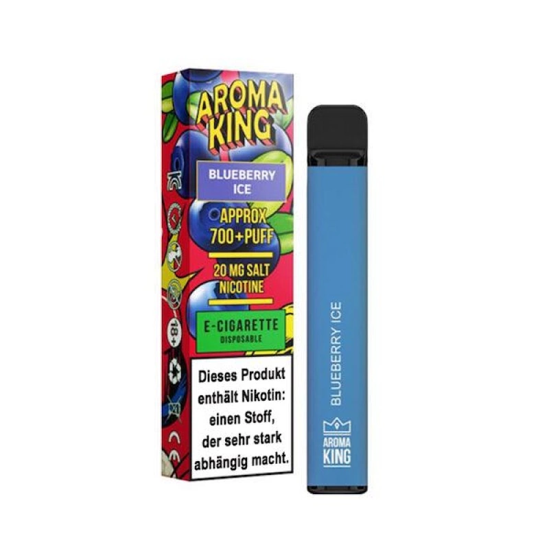 Aroma King Vape Bar E-Zigarette Blueberry Ice 20mg 700 Züge