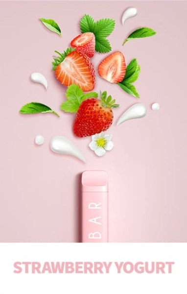 Elf Bar NC600 Strawberry Yoghurt Vape - Einweg E-Zigarette 20mg 600 Züge