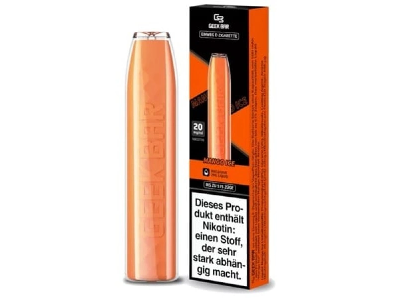 Geek Bar - Mango Ice Einweg E-Zigarette 20mg 575 Züge