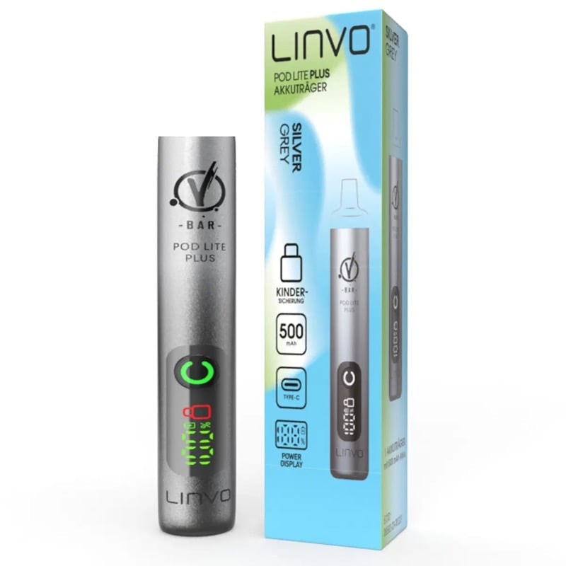 Linvo Pod Lite Plus Akku - Silver Grey