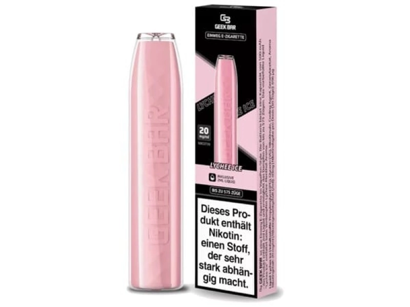 Geek Bar - Lychee Ice Einweg E-Zigarette 20mg 575 Züge
