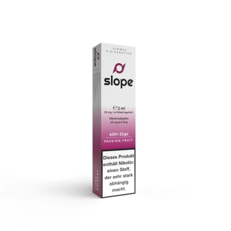 Slope Passionfruit Einweg E-Zigarette 20mg 600+ Züge