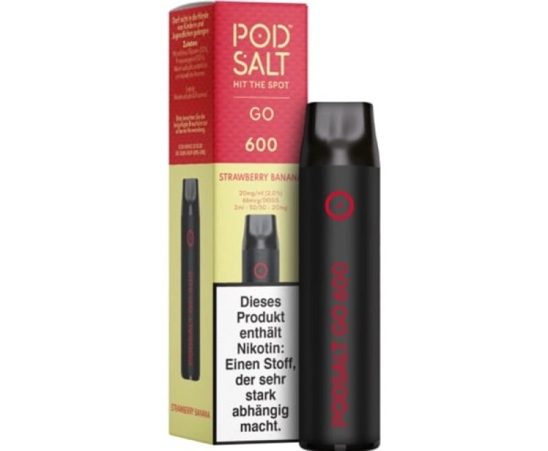 Pod Salt GO 600 Strawberry Banana