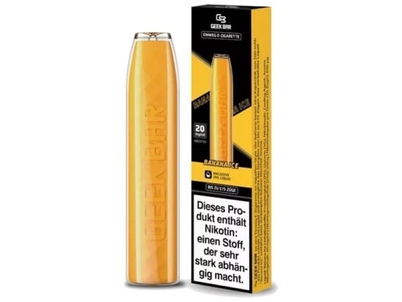 Geek Bar - Banana Ice Einweg E-Zigarette 20mg 575 Züge
